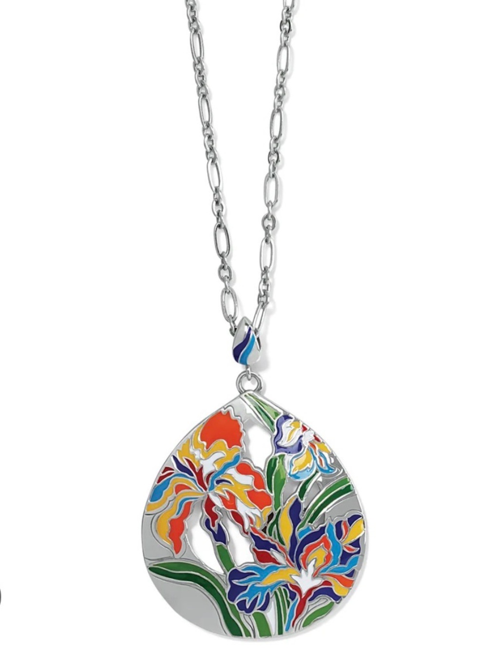 Brighton Iris Bloom Convertible Necklace